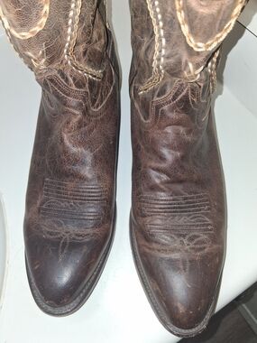 Dan Post Brown Leather Western Cowboy Boots